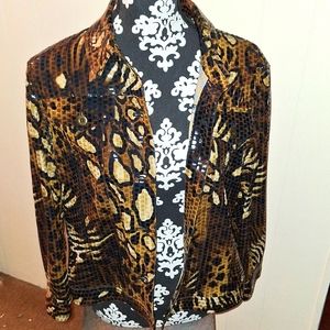 Another beautiful NWOT Ruby Rd Sequins Jacket. Button up,see video 🔥🔥🔥